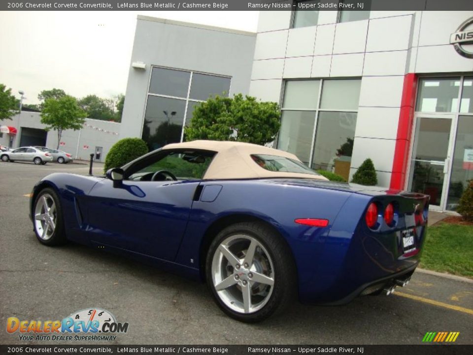 2006 Chevrolet Corvette Convertible LeMans Blue Metallic / Cashmere Beige Photo #20