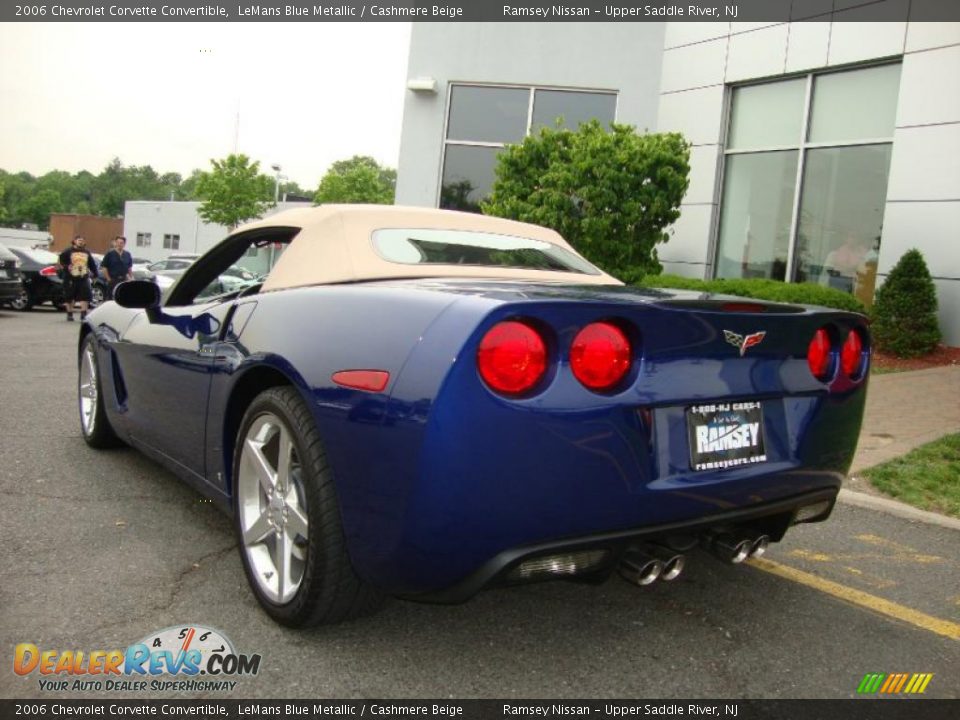2006 Chevrolet Corvette Convertible LeMans Blue Metallic / Cashmere Beige Photo #21