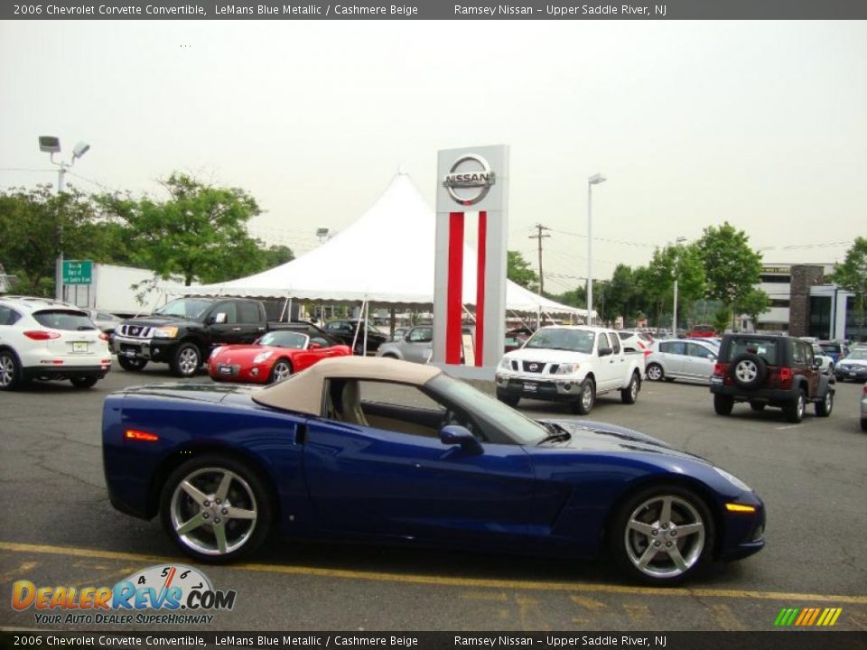 2006 Chevrolet Corvette Convertible LeMans Blue Metallic / Cashmere Beige Photo #24