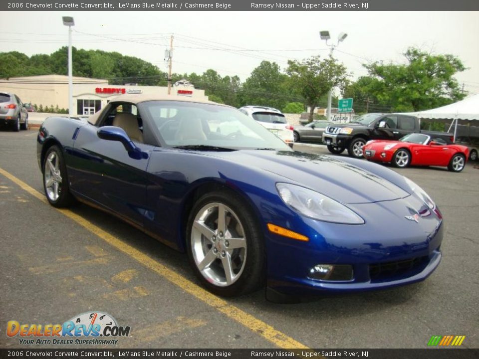 2006 Chevrolet Corvette Convertible LeMans Blue Metallic / Cashmere Beige Photo #25