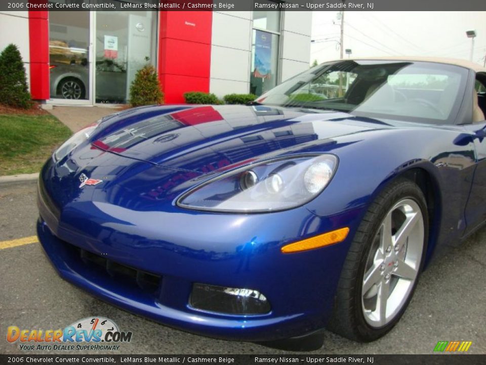 2006 Chevrolet Corvette Convertible LeMans Blue Metallic / Cashmere Beige Photo #27