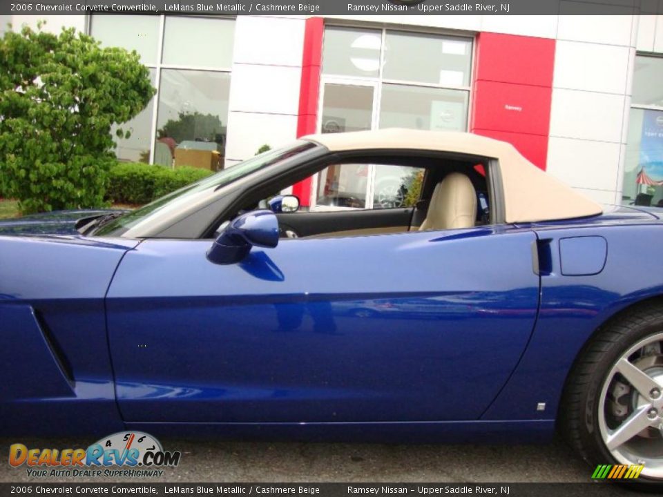 2006 Chevrolet Corvette Convertible LeMans Blue Metallic / Cashmere Beige Photo #28