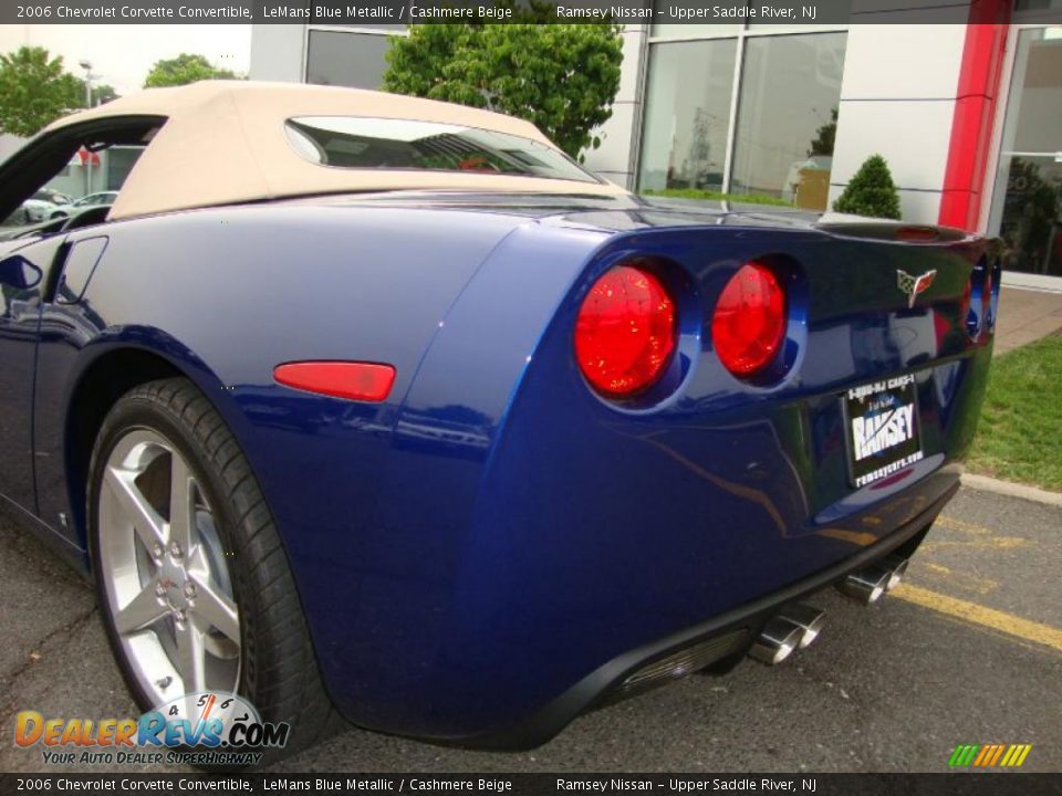 2006 Chevrolet Corvette Convertible LeMans Blue Metallic / Cashmere Beige Photo #29