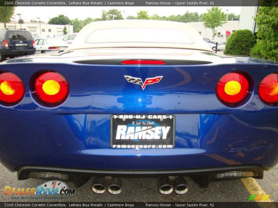 2006 Chevrolet Corvette Convertible LeMans Blue Metallic / Cashmere Beige Photo #30