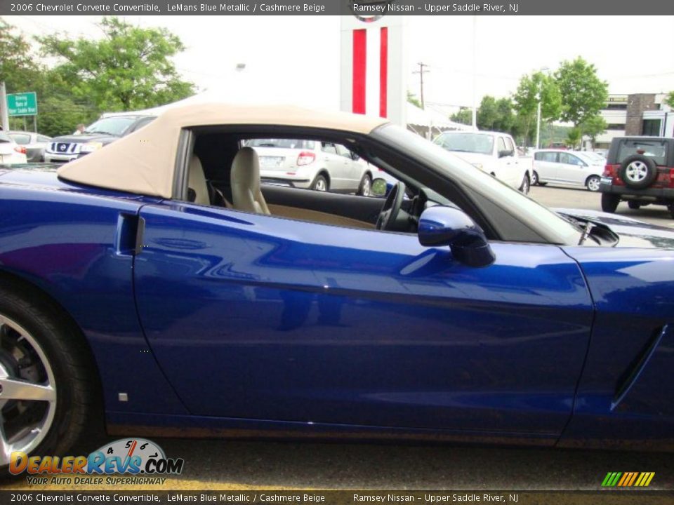 2006 Chevrolet Corvette Convertible LeMans Blue Metallic / Cashmere Beige Photo #32