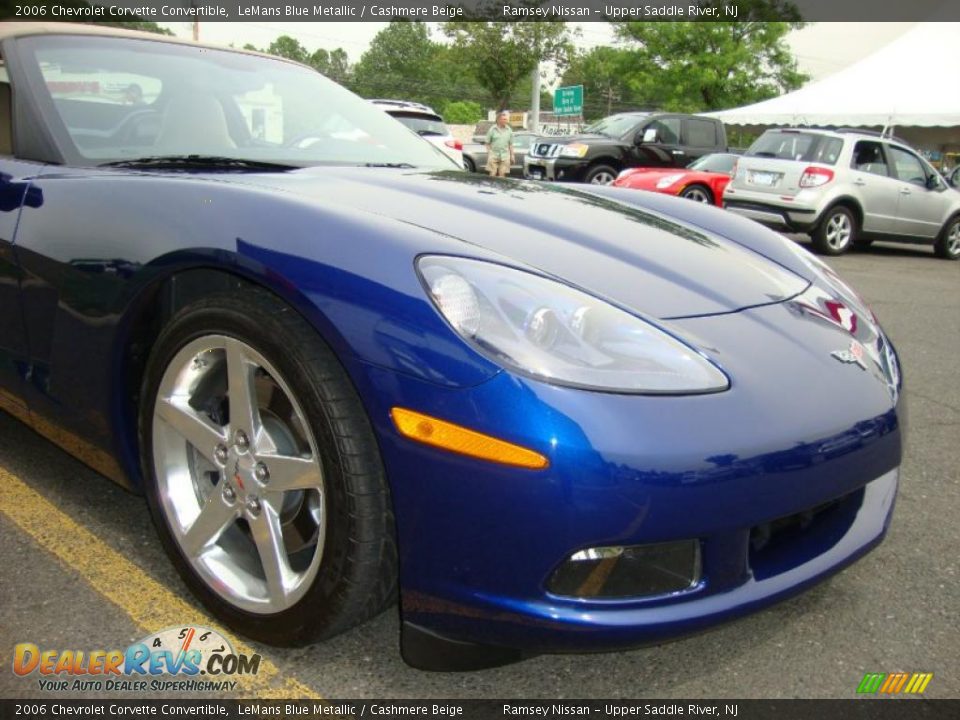 2006 Chevrolet Corvette Convertible LeMans Blue Metallic / Cashmere Beige Photo #33