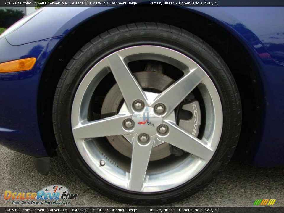 2006 Chevrolet Corvette Convertible LeMans Blue Metallic / Cashmere Beige Photo #34