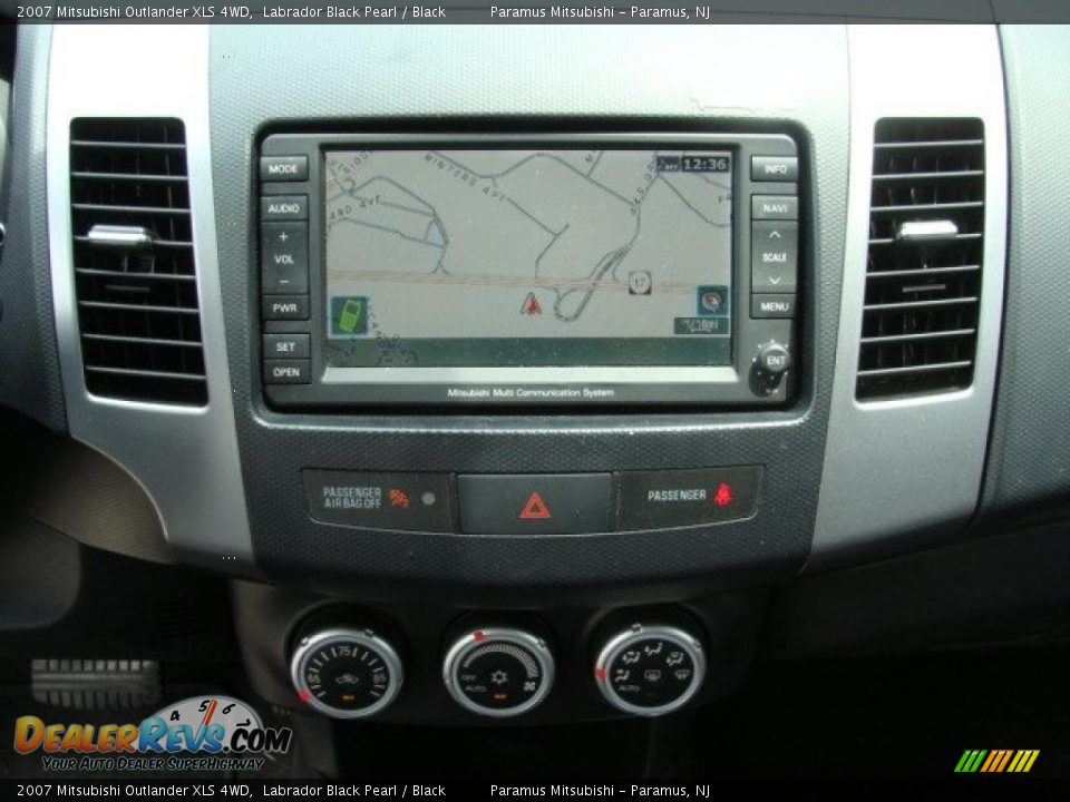 2007 Mitsubishi Outlander XLS 4WD Labrador Black Pearl / Black Photo #13