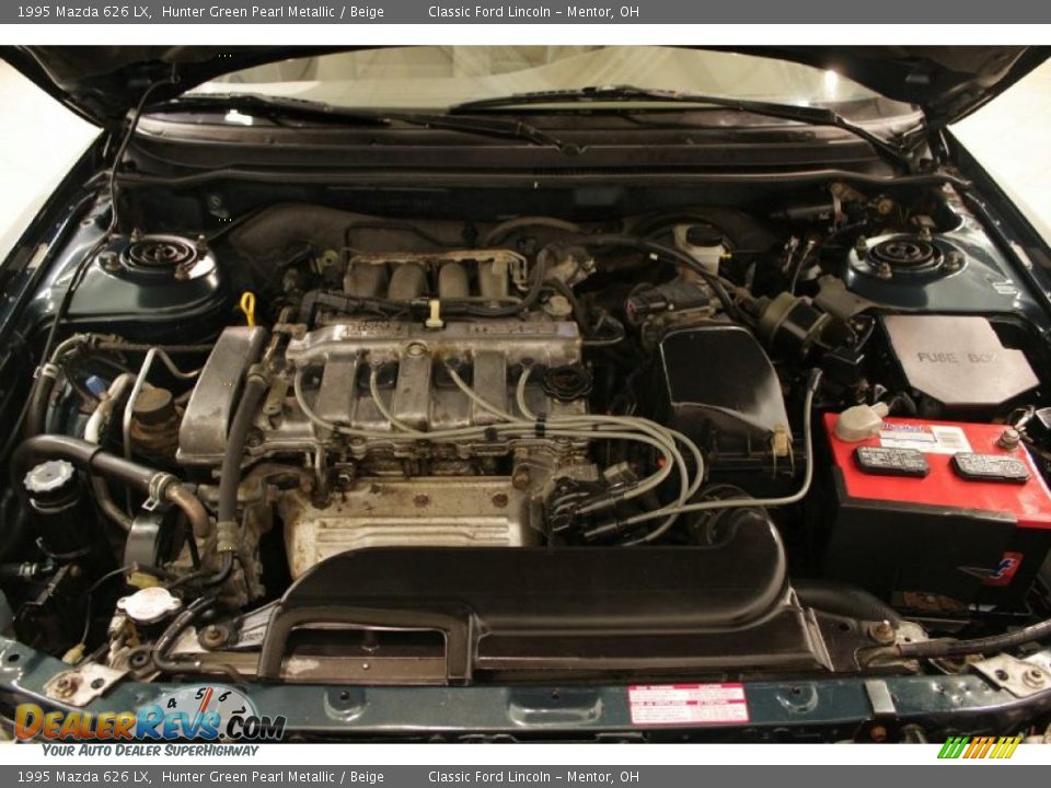 1995 Mazda 626 LX Hunter Green Pearl Metallic / Beige Photo #20