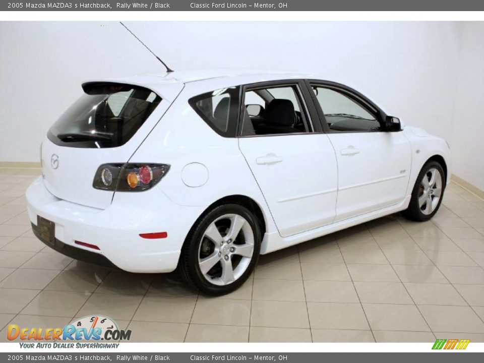 05 Mazda Mazda3 S Hatchback Rally White Black Photo 7 Dealerrevs Com