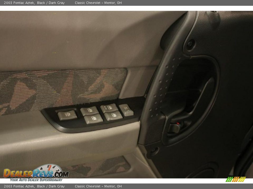 2003 Pontiac Aztek Black / Dark Gray Photo #9