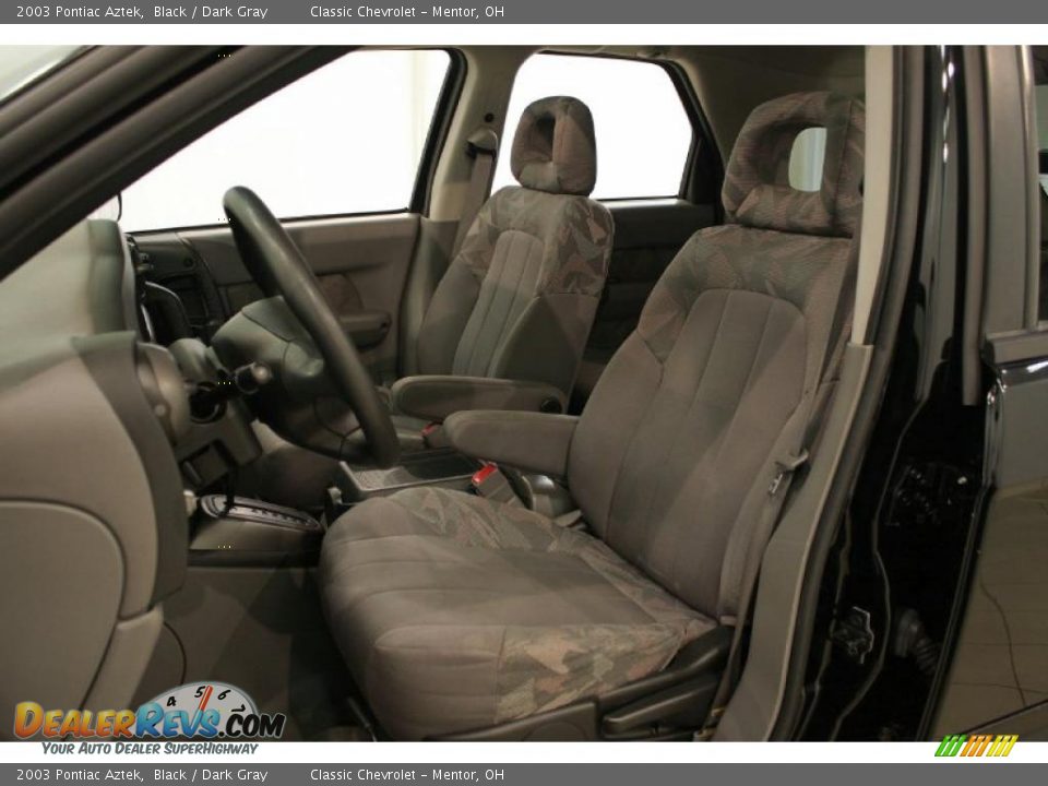 2003 Pontiac Aztek Black / Dark Gray Photo #11
