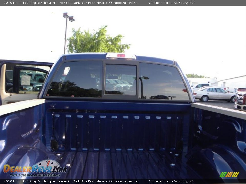 2010 Ford F150 King Ranch SuperCrew 4x4 Dark Blue Pearl Metallic / Chapparal Leather Photo #18