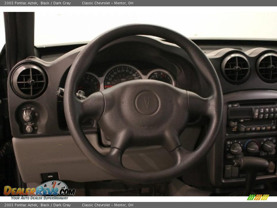 2003 Pontiac Aztek Black / Dark Gray Photo #13