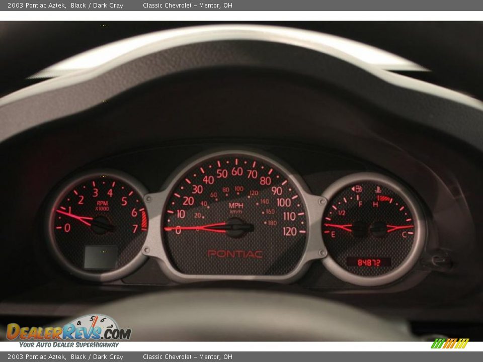 2003 Pontiac Aztek Black / Dark Gray Photo #14