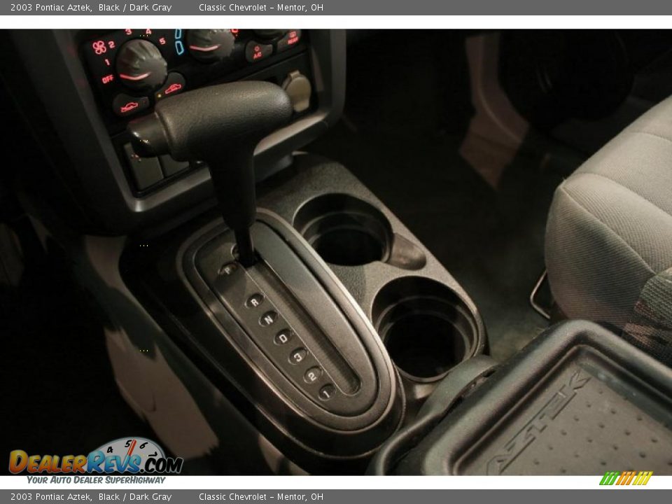 2003 Pontiac Aztek Black / Dark Gray Photo #16