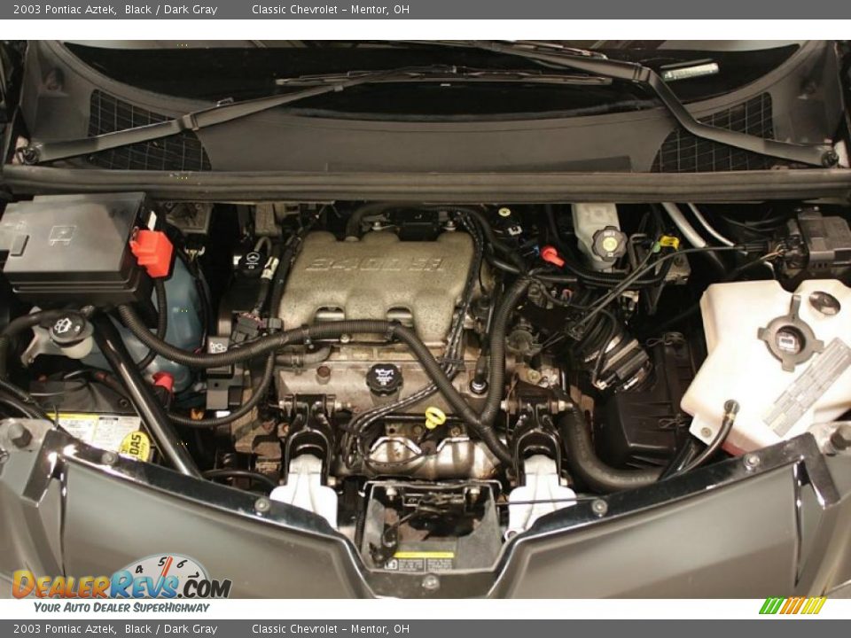 2003 Pontiac Aztek Black / Dark Gray Photo #25