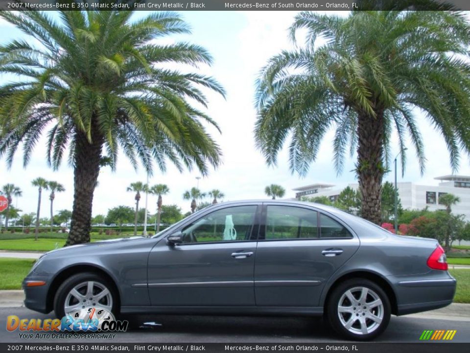 2007 Mercedes-Benz E 350 4Matic Sedan Flint Grey Metallic / Black Photo #1