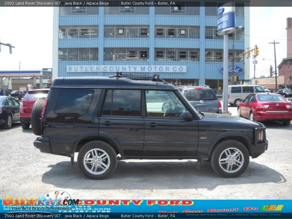 2003 Land Rover Discovery SE7 Java Black / Alpaca Beige Photo #1