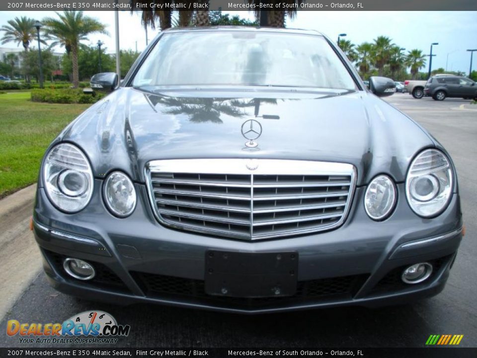 2007 Mercedes-Benz E 350 4Matic Sedan Flint Grey Metallic / Black Photo #3