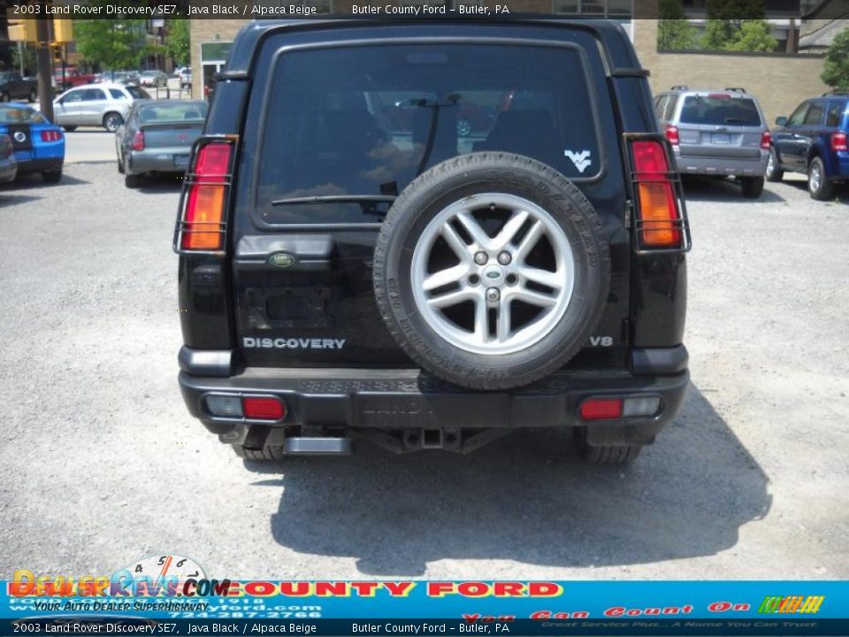 2003 Land Rover Discovery SE7 Java Black / Alpaca Beige Photo #3