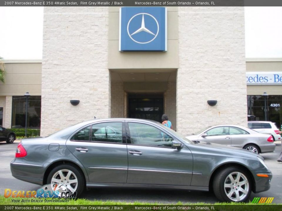 2007 Mercedes-Benz E 350 4Matic Sedan Flint Grey Metallic / Black Photo #5