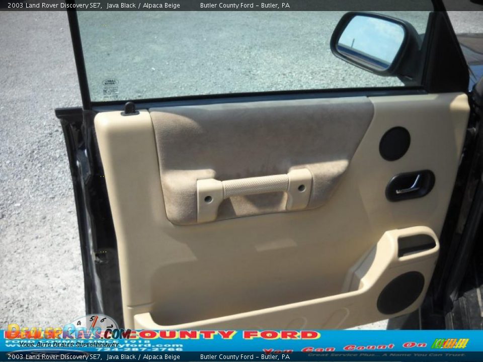 2003 Land Rover Discovery SE7 Java Black / Alpaca Beige Photo #6