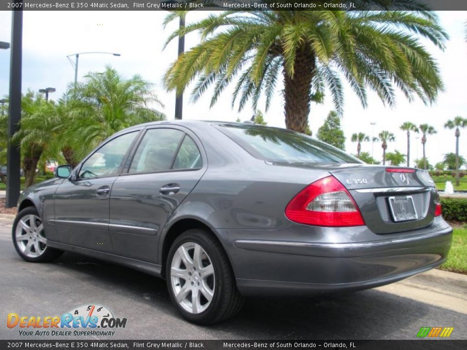 2007 Mercedes-Benz E 350 4Matic Sedan Flint Grey Metallic / Black Photo #8