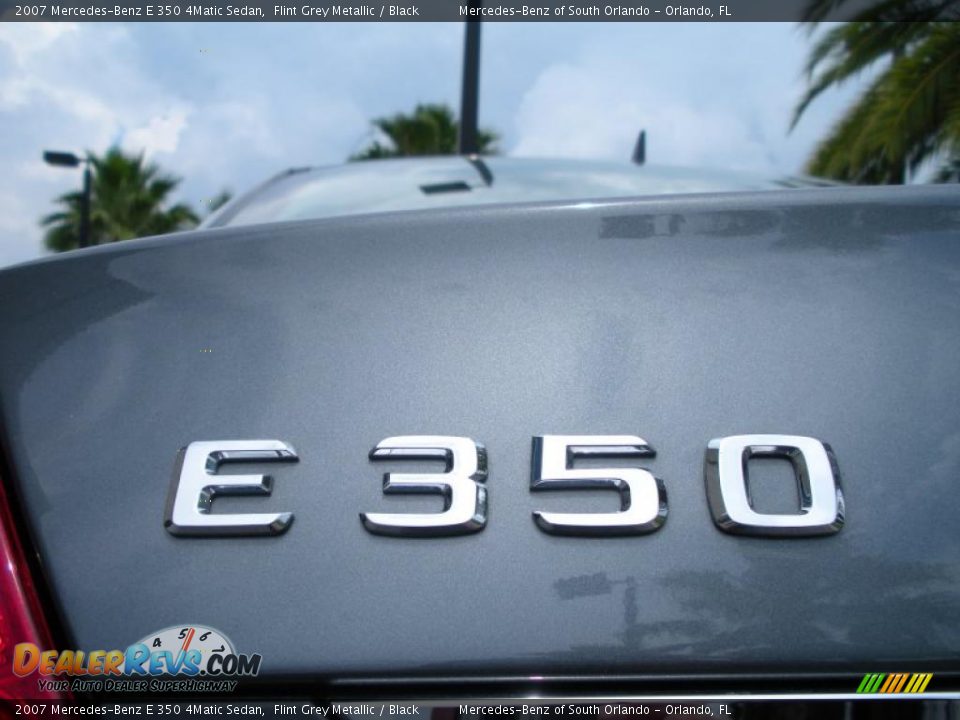 2007 Mercedes-Benz E 350 4Matic Sedan Flint Grey Metallic / Black Photo #9