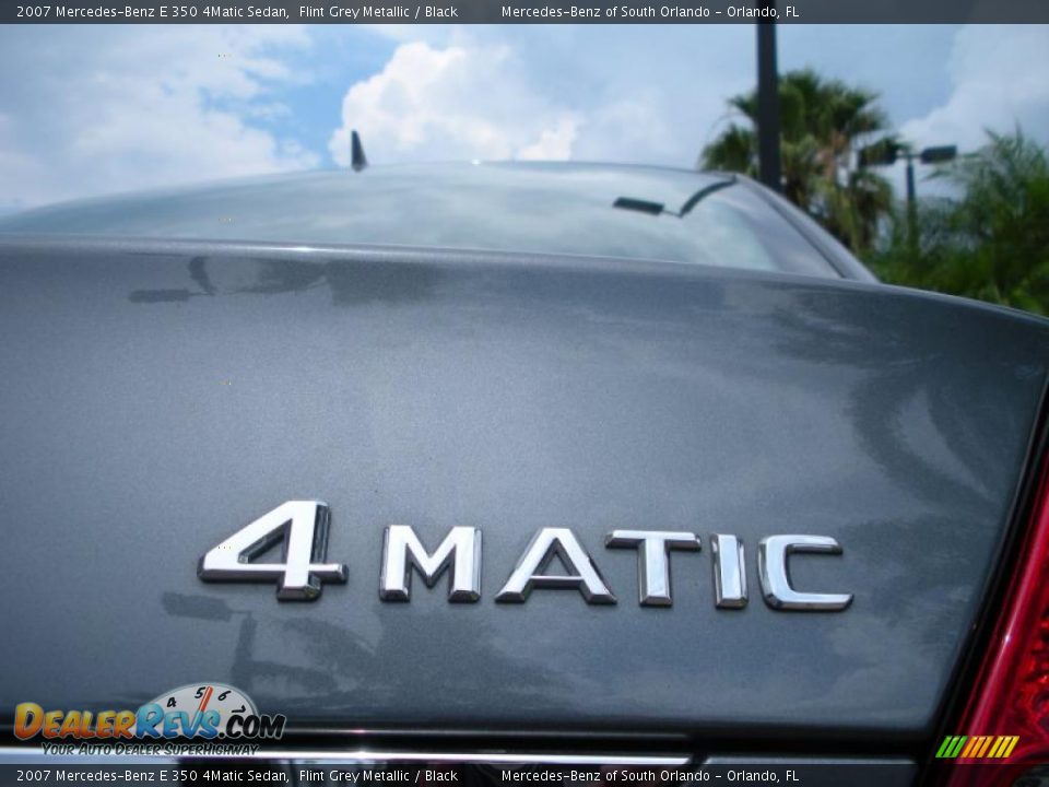 2007 Mercedes-Benz E 350 4Matic Sedan Flint Grey Metallic / Black Photo #10