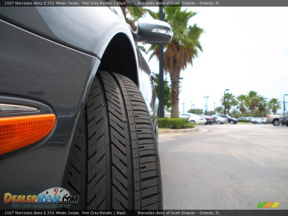 2007 Mercedes-Benz E 350 4Matic Sedan Flint Grey Metallic / Black Photo #11