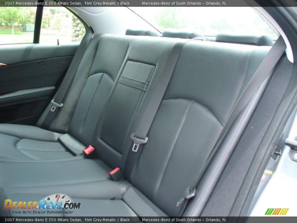 2007 Mercedes-Benz E 350 4Matic Sedan Flint Grey Metallic / Black Photo #15