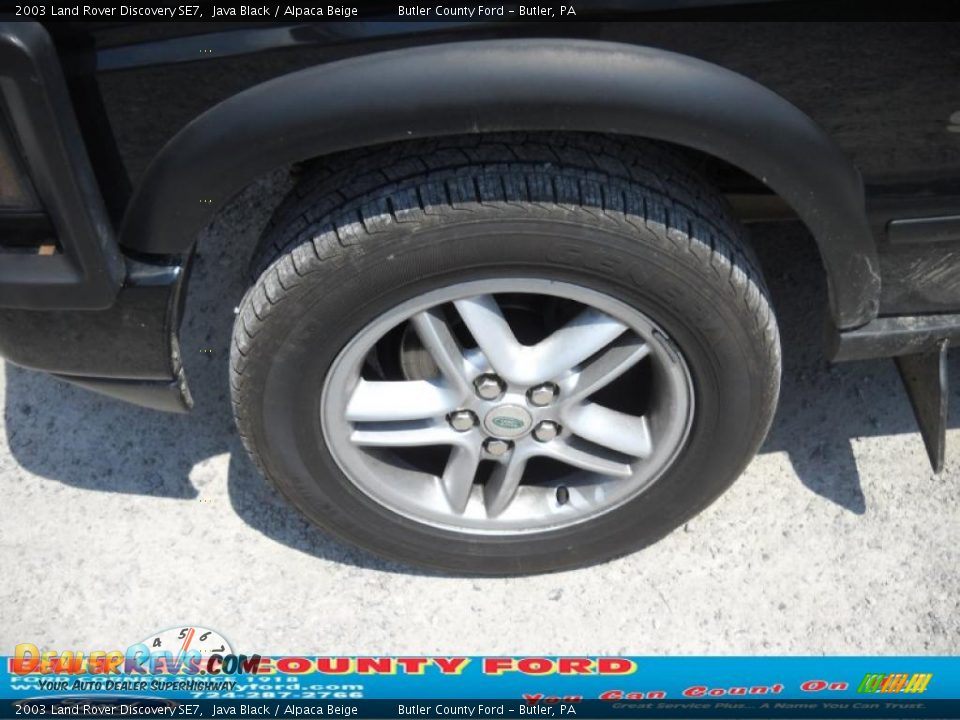 2003 Land Rover Discovery SE7 Java Black / Alpaca Beige Photo #14