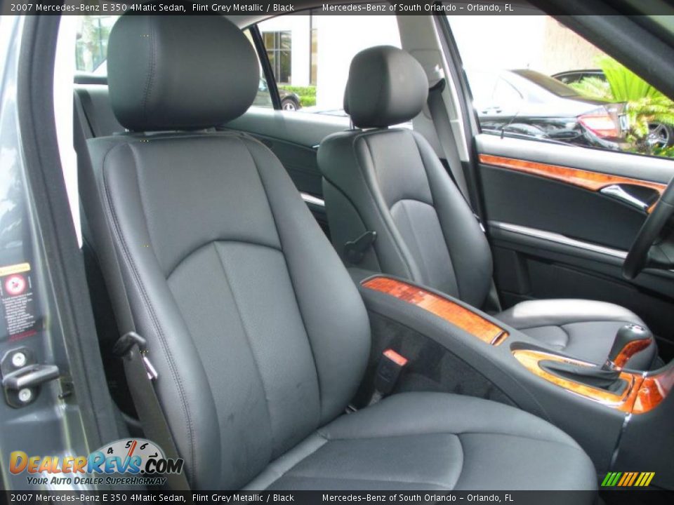 2007 Mercedes-Benz E 350 4Matic Sedan Flint Grey Metallic / Black Photo #17