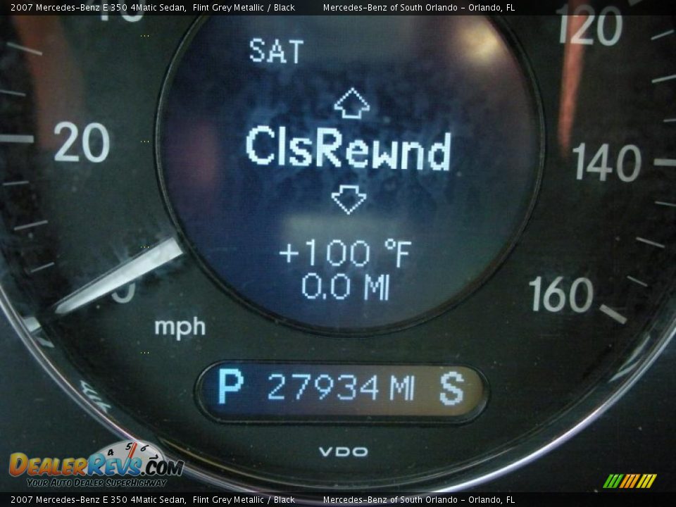 2007 Mercedes-Benz E 350 4Matic Sedan Flint Grey Metallic / Black Photo #22