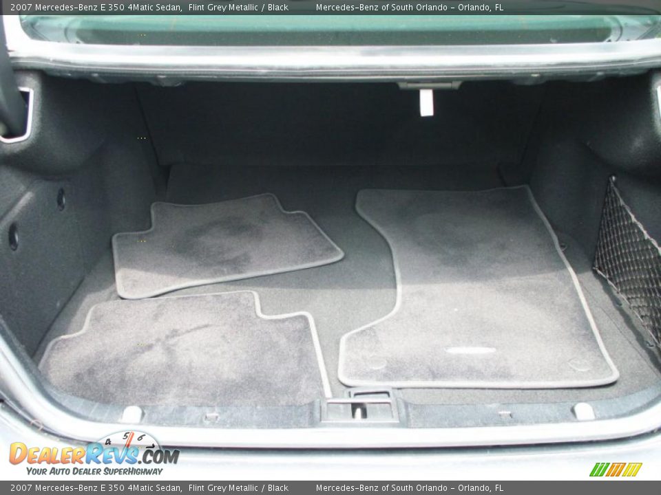 2007 Mercedes-Benz E 350 4Matic Sedan Flint Grey Metallic / Black Photo #24
