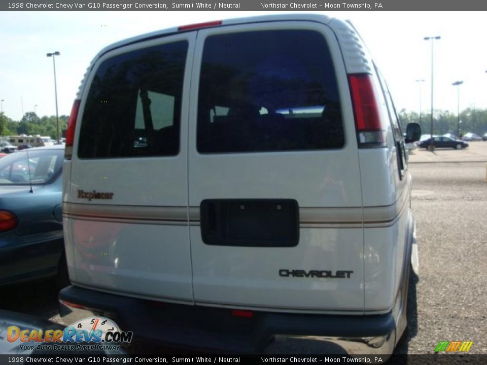 1998 Chevrolet Chevy Van G10 Passenger Conversion Summit White / Neutral Photo #2