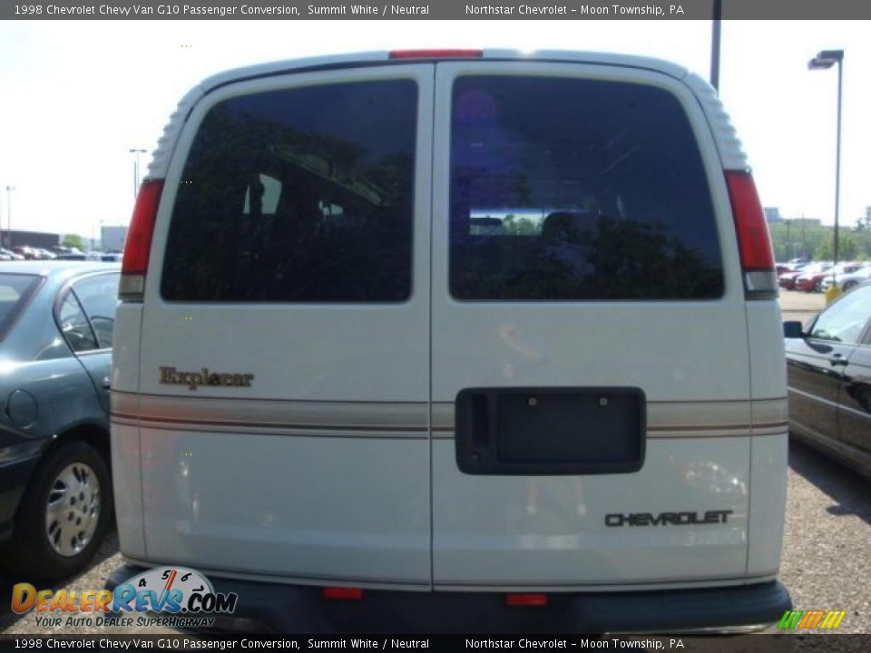 1998 Chevrolet Chevy Van G10 Passenger Conversion Summit White / Neutral Photo #3