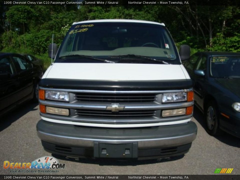 1998 Chevrolet Chevy Van G10 Passenger Conversion Summit White / Neutral Photo #6