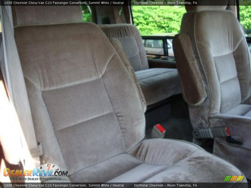1998 Chevrolet Chevy Van G10 Passenger Conversion Summit White / Neutral Photo #7