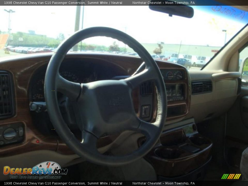 1998 Chevrolet Chevy Van G10 Passenger Conversion Summit White / Neutral Photo #10