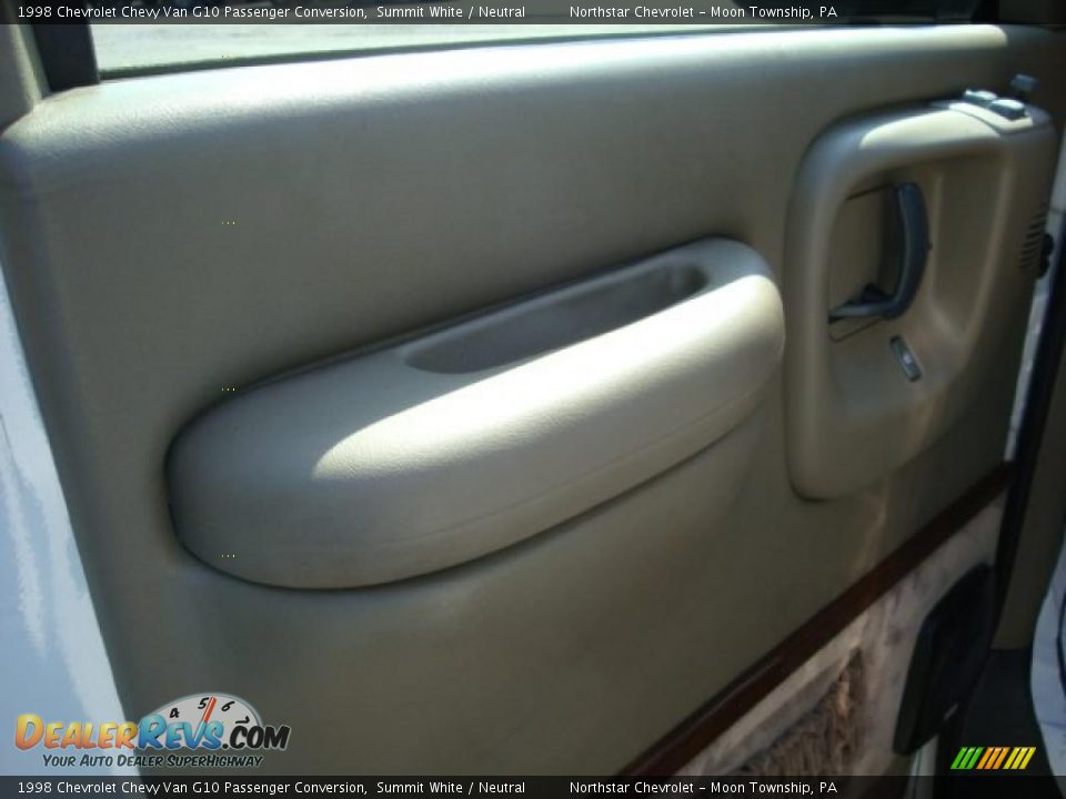 1998 Chevrolet Chevy Van G10 Passenger Conversion Summit White / Neutral Photo #11