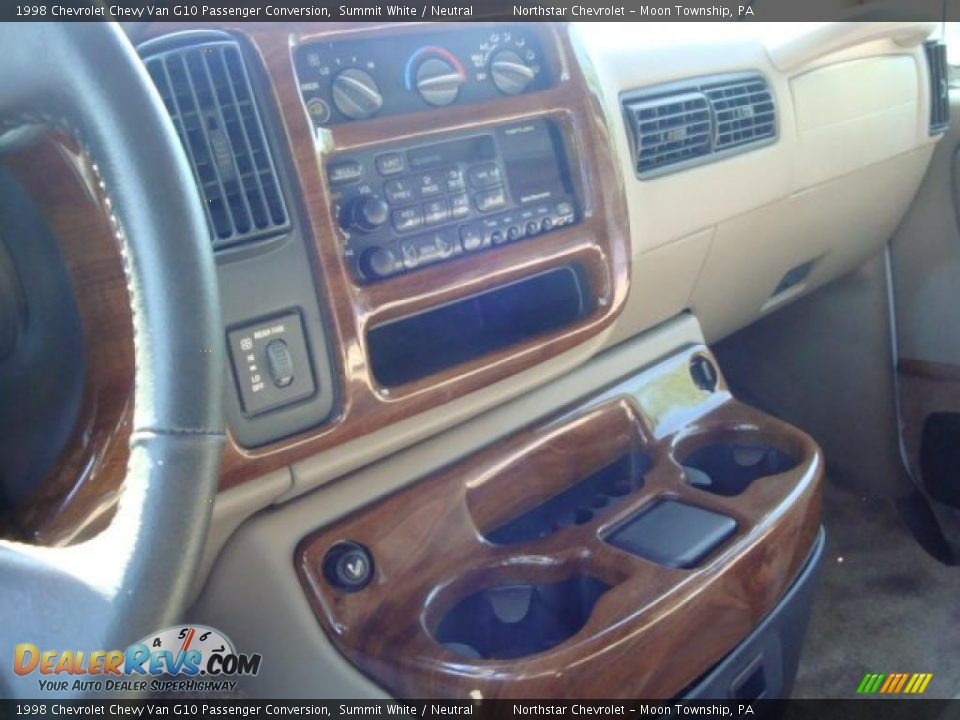 1998 Chevrolet Chevy Van G10 Passenger Conversion Summit White / Neutral Photo #12