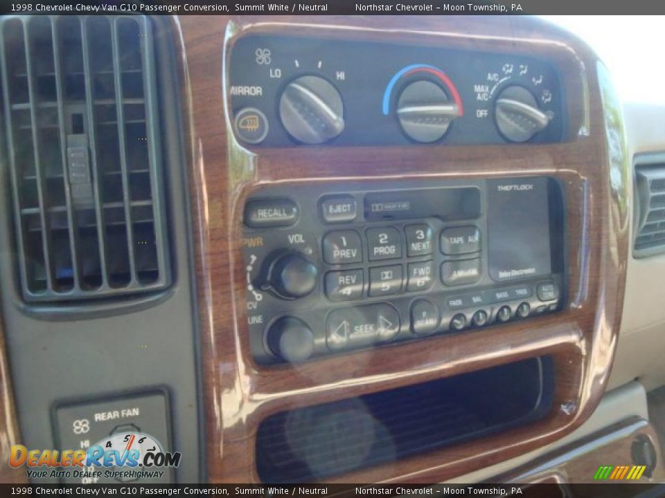 1998 Chevrolet Chevy Van G10 Passenger Conversion Summit White / Neutral Photo #13