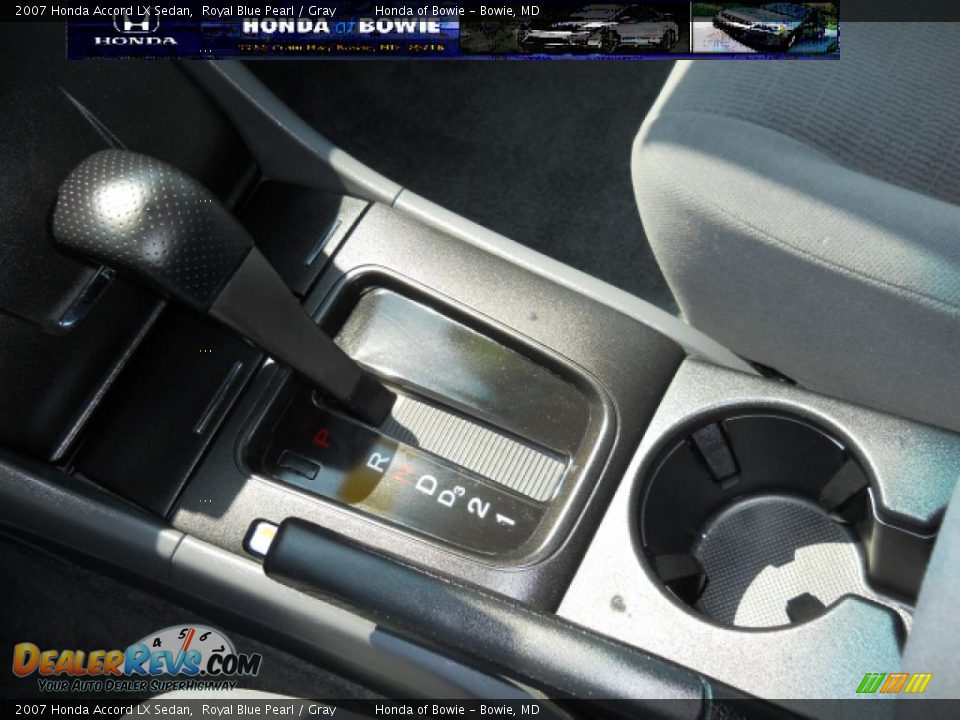2007 Honda Accord LX Sedan Royal Blue Pearl / Gray Photo #17