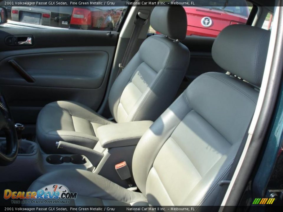 2001 Volkswagen Passat GLX Sedan Pine Green Metallic / Gray Photo #14
