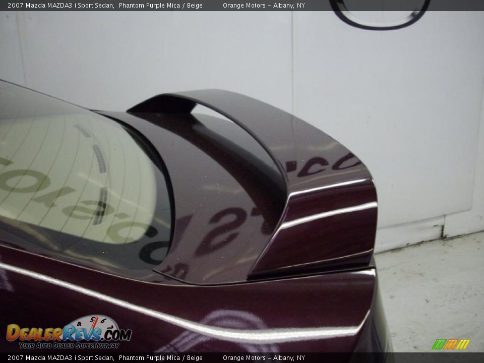 2007 Mazda MAZDA3 i Sport Sedan Phantom Purple Mica / Beige Photo #5