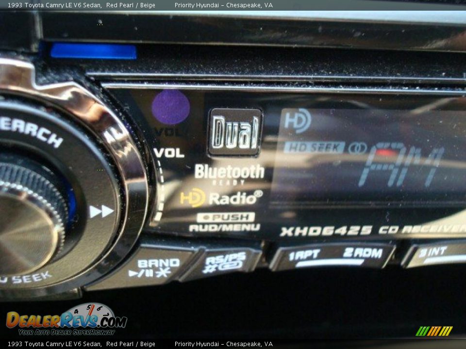 1993 Toyota Camry LE V6 Sedan Red Pearl / Beige Photo #20