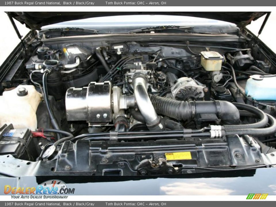 1987 Buick Regal Grand National Black / Black/Gray Photo #19