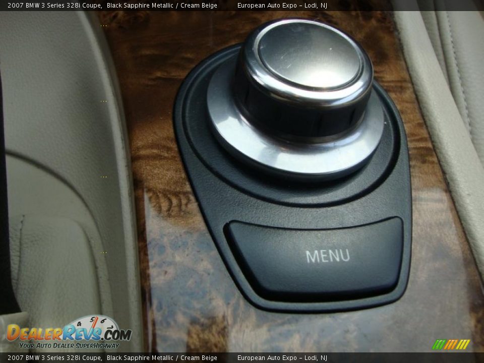 2007 BMW 3 Series 328i Coupe Black Sapphire Metallic / Cream Beige Photo #12